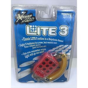 New Vintage Tiger Electronics Lite 3 Keychain Game Sealed Package. 1998 Vintage